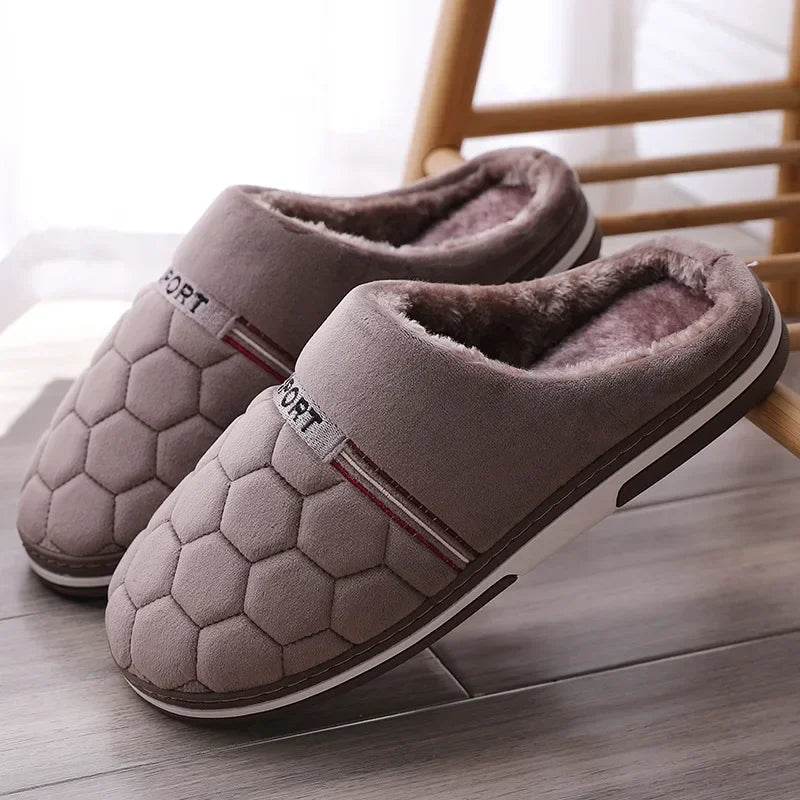 Men's Big Size Winter Waterproof Slippers - Non-Slip | Footmax - footmaxldn