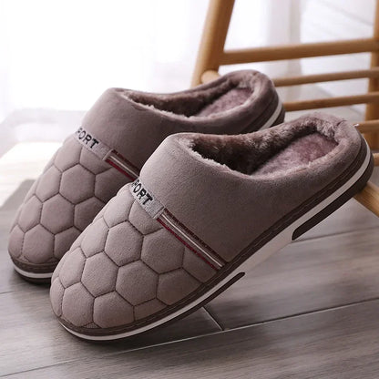 Men's Big Size Winter Waterproof Slippers - Non-Slip | Footmax - footmaxldn
