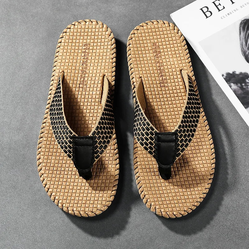 Men’s Casual Beach Flip-Flops | Footmaxldn
