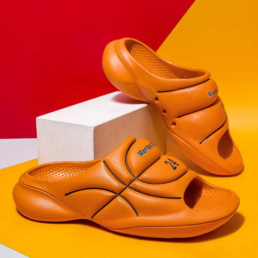 Footmax Men's Basketball Slippers - Anti-Slip Outdoor Sports Sandals - footmaxldn