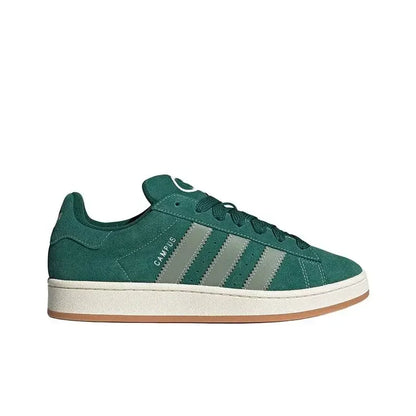 Adidas Originals CAMPUS 00s Retro Lightweight Non-slip Low Top Thin Bottom Shoes Men and Women Same Style Green - footmaxldn