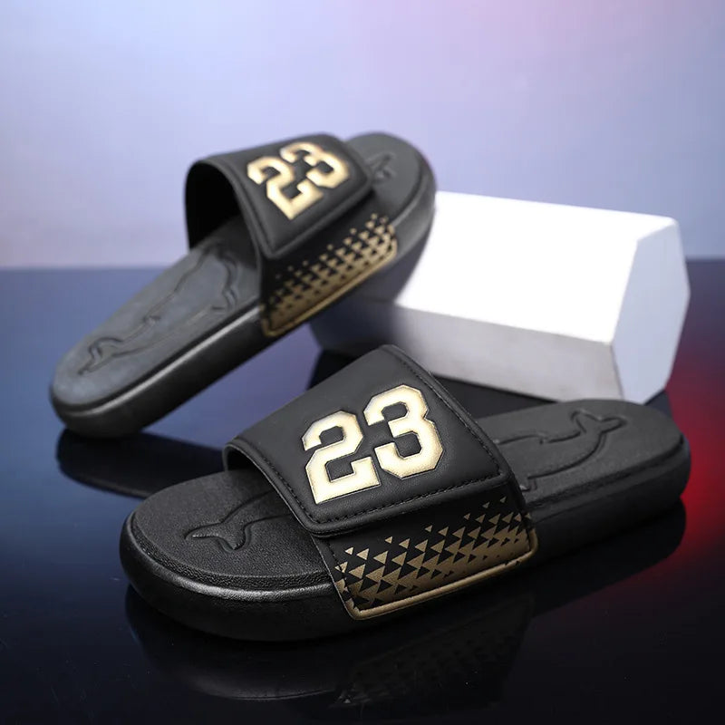 Men's Anti-Slip Slide Sandals | Breathable EVA Sole | Footmaxldn