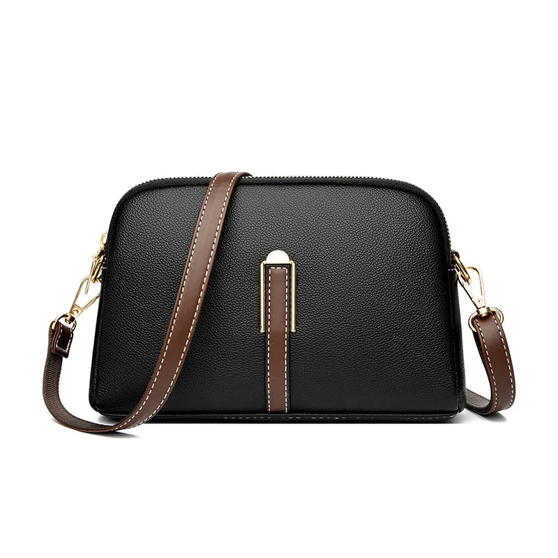 Women's Leather Flap Crossbody Bag