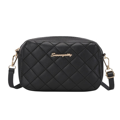 Footmaxldn Quilted Crossbody Camera Bag