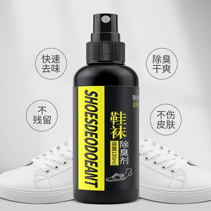 Footmax Shoe & Sock Odor Spray - 100ml Antibacterial Antiperspirant Freshener