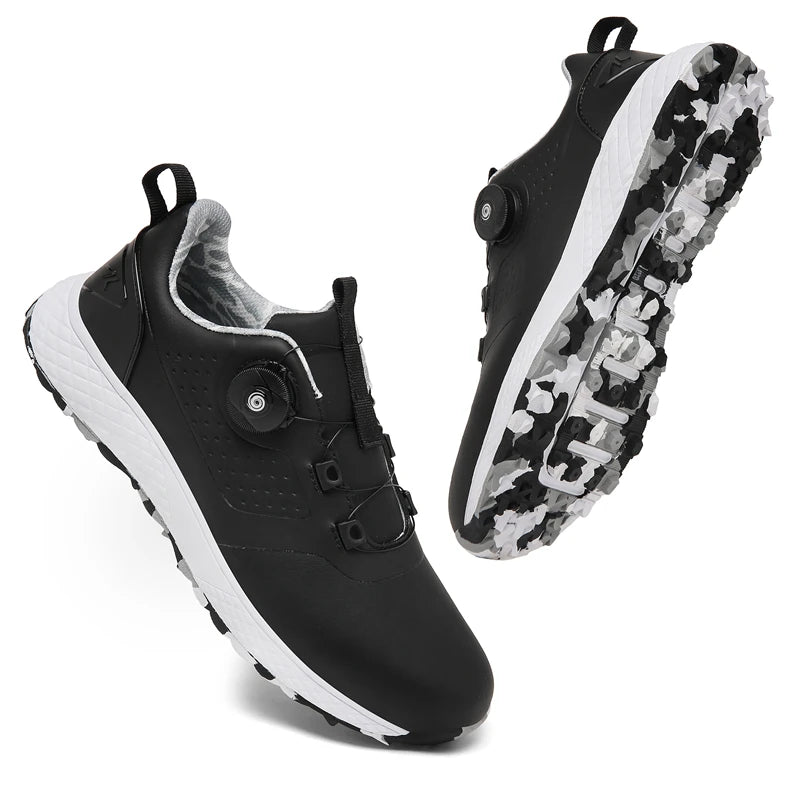 Hot Sale Waterproof Golf Shoes Unisex Outdoor Non-Slip Golf Sneakers Men Luxury Comfortable Golfer Footwear Women Walking Shoes - footmaxldn