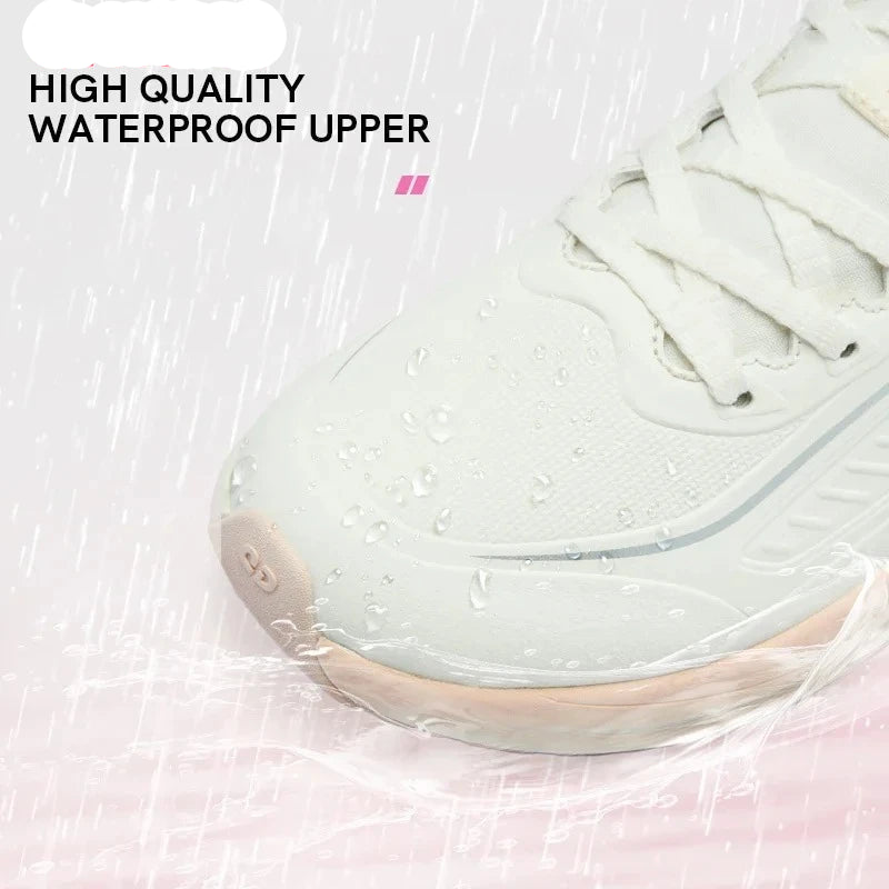 QIAODAN Rain Wing 4.0 Waterproof Running Shoes - Women's Lightweight Sports Sneakers