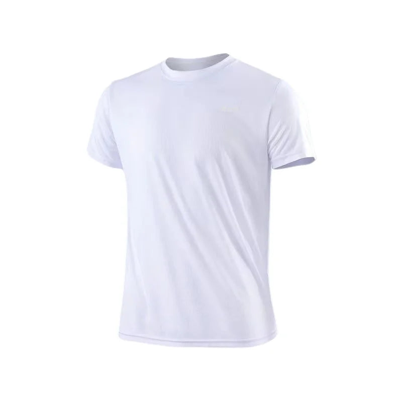 Footmax Men's Quick Dry Ice Silk T-Shirt - Premium Breathable Summer Athletic Wear with UV Protection - footmaxldn
