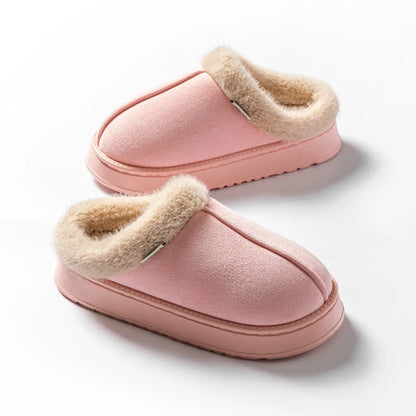 Womens Slippers Fashion Fluffy Autumn and Winter - FOOTMAX