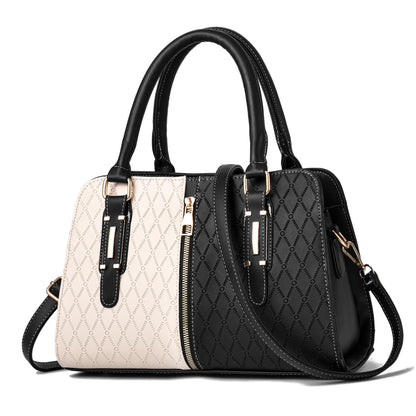 Women's Two-Tone Top Handle Bag | Footmaxldn - footmaxldn