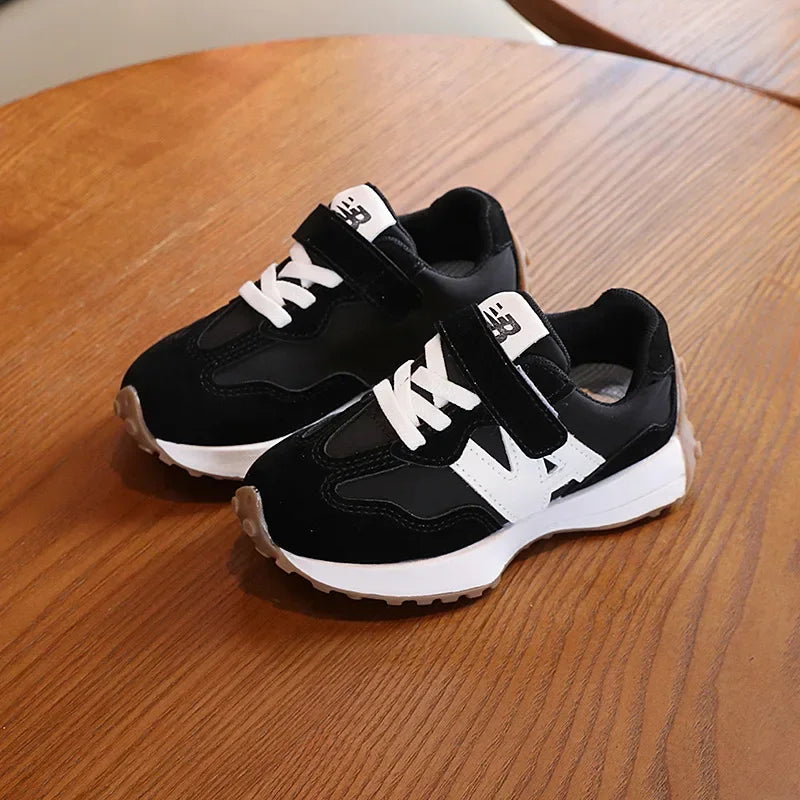 Children's Sports Shoes Toddler Breathable Non Slip Comfort Sneakers Lightweight Hook and Loop Soft Sole Running Casual Shoes - footmaxldn