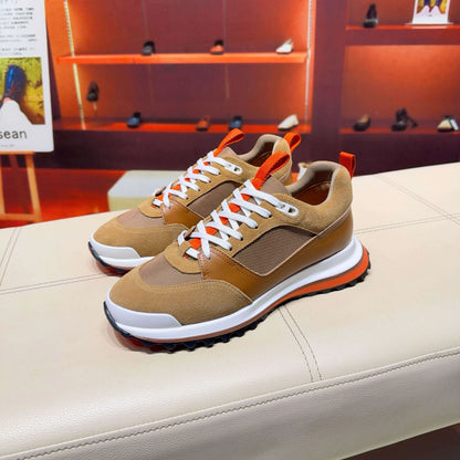 Fashionable Casual Men's Shoes Trendy Dad Sneakers Sporty Flat Heel Rubber Sole Winter Summer Spring Autumn Wear Resistant - footmaxldn