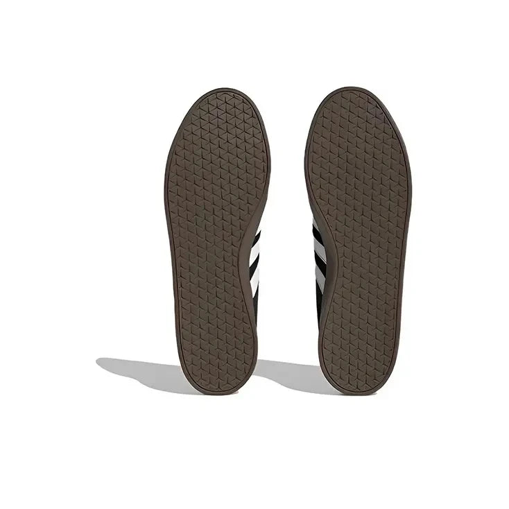 Adidas Neo VL Court 2.0 Lifestyle Men and Women Skateboarding Shoes Low Cut Outdoor Fabric Synthetic Leather Casual Shoes Black - footmaxldn