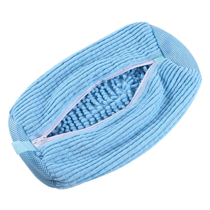 Footmax Shoe Washing Bag - Microfiber Laundry Net for Sneakers in Washing Machine