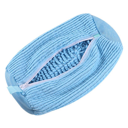 Footmax Shoe Washing Bag - Microfiber Laundry Net for Sneakers in Washing Machine