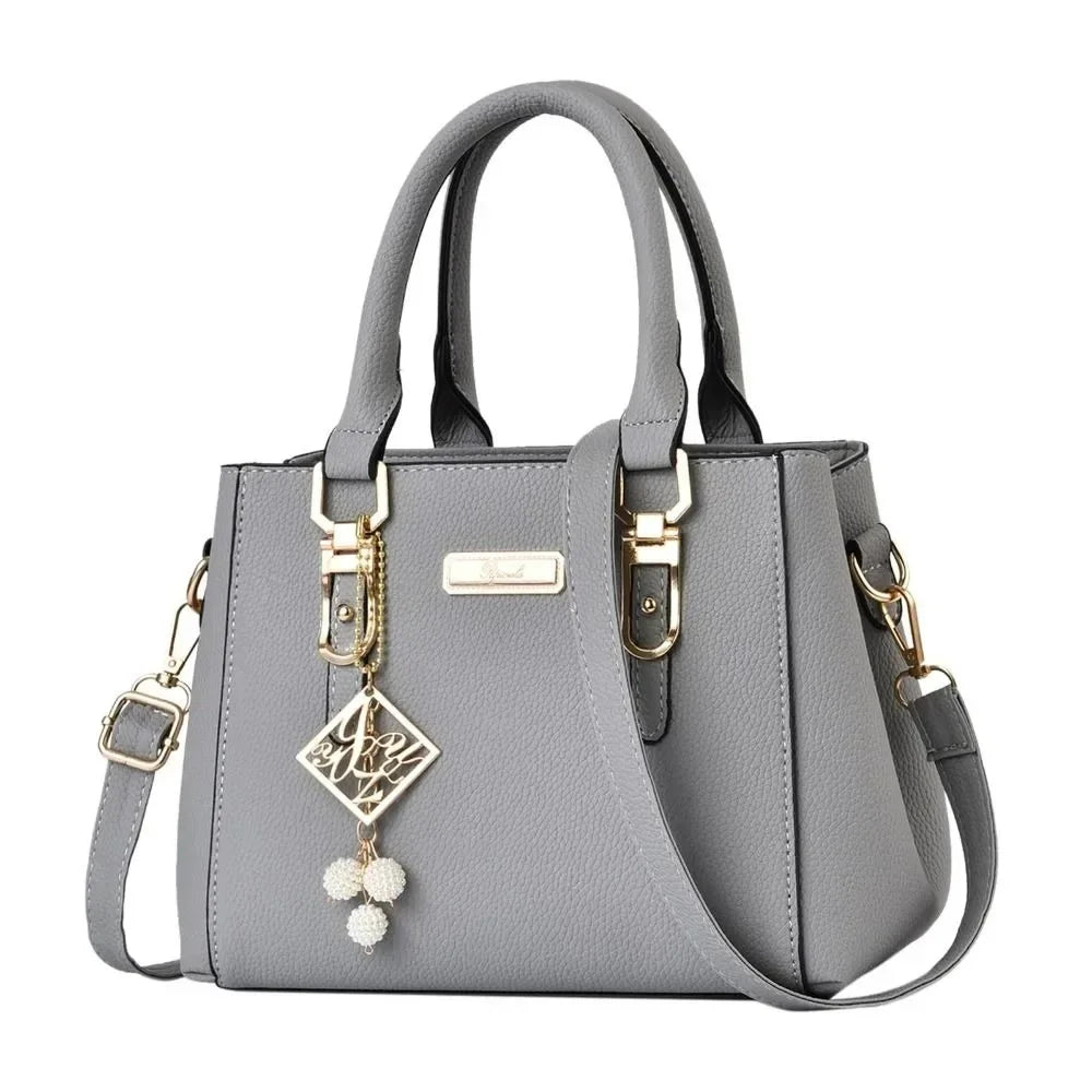 Footmaxldn Women's Structured Top Handle Shoulder Bag