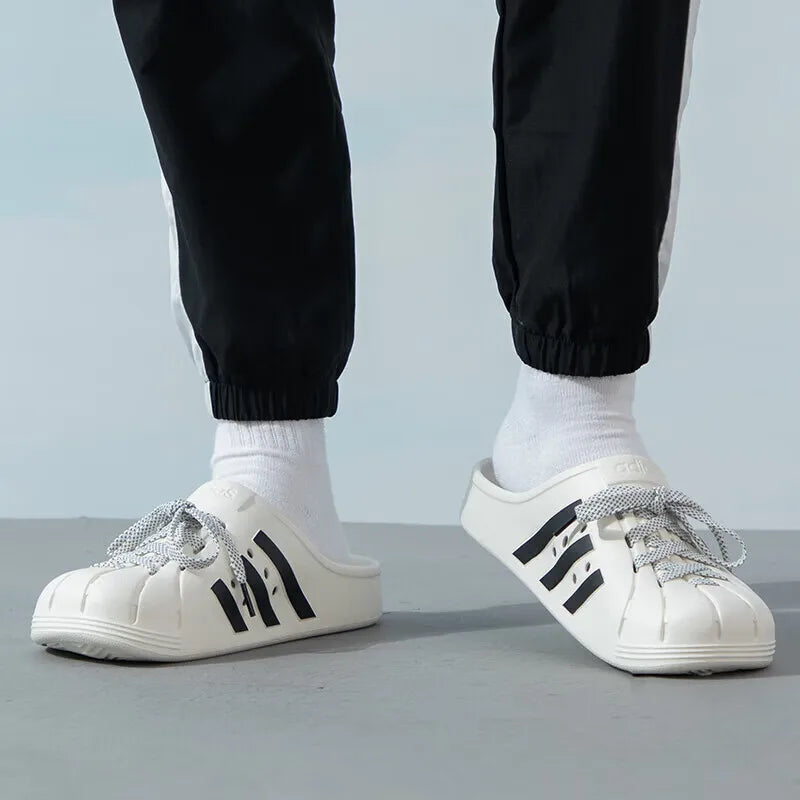 Adidas ADILETTE CLOG Slip-On Fashion Sneakers, Effortless & Durable For Everyday Comfort and Casual Adventures - footmaxldn