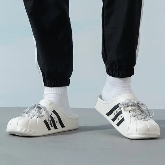 Adidas ADILETTE CLOG Slip-On Fashion Sneakers, Effortless & Durable For Everyday Comfort and Casual Adventures - footmaxldn