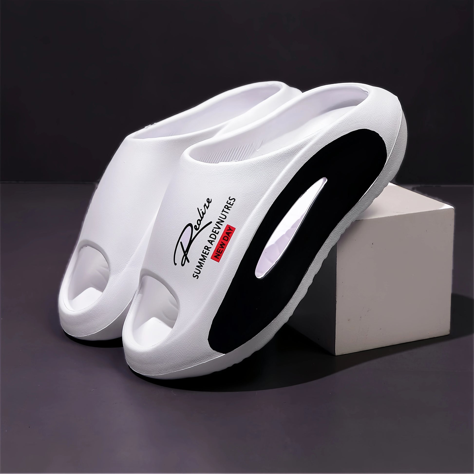 Men'S Casual Slip-On Sandals - Lightweight EVA Material, Open Toe Design, All-Season Comfort for Casual Attire, Strappy Sandal - footmaxldn