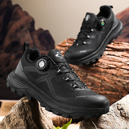 Footmax Waterproof Hiking Boots for Men - Breathable Trekking Shoes