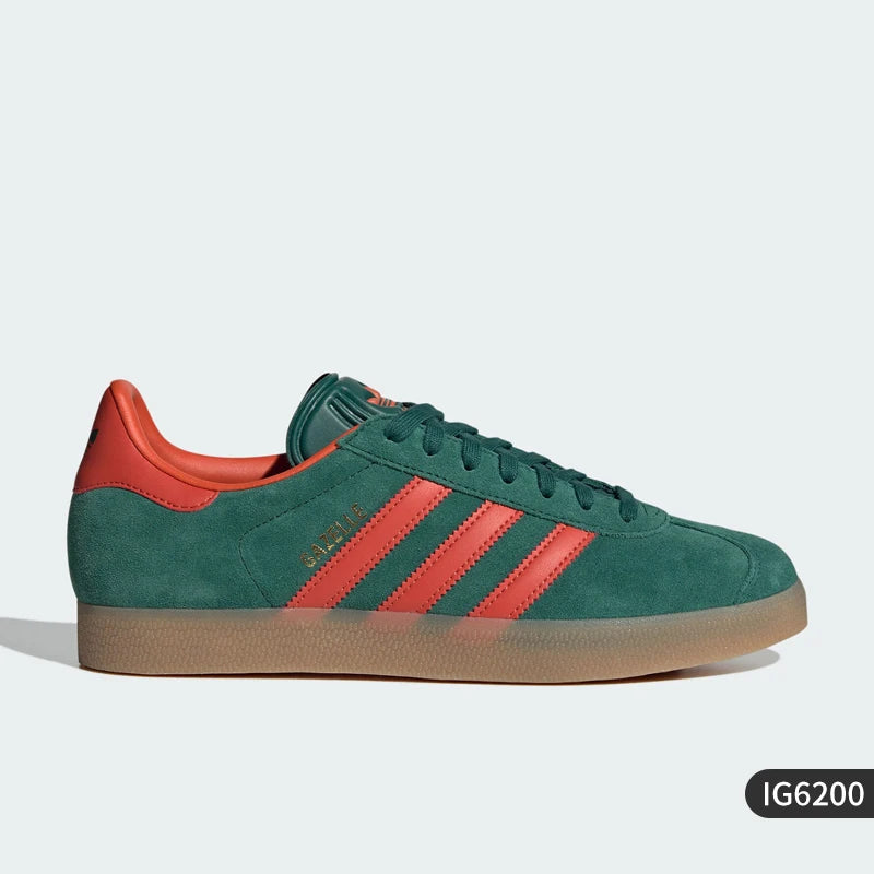 Adidas Official Genuine Gazelle Men's and Women's Classic Retro Sneakers IG6200 - footmaxldn