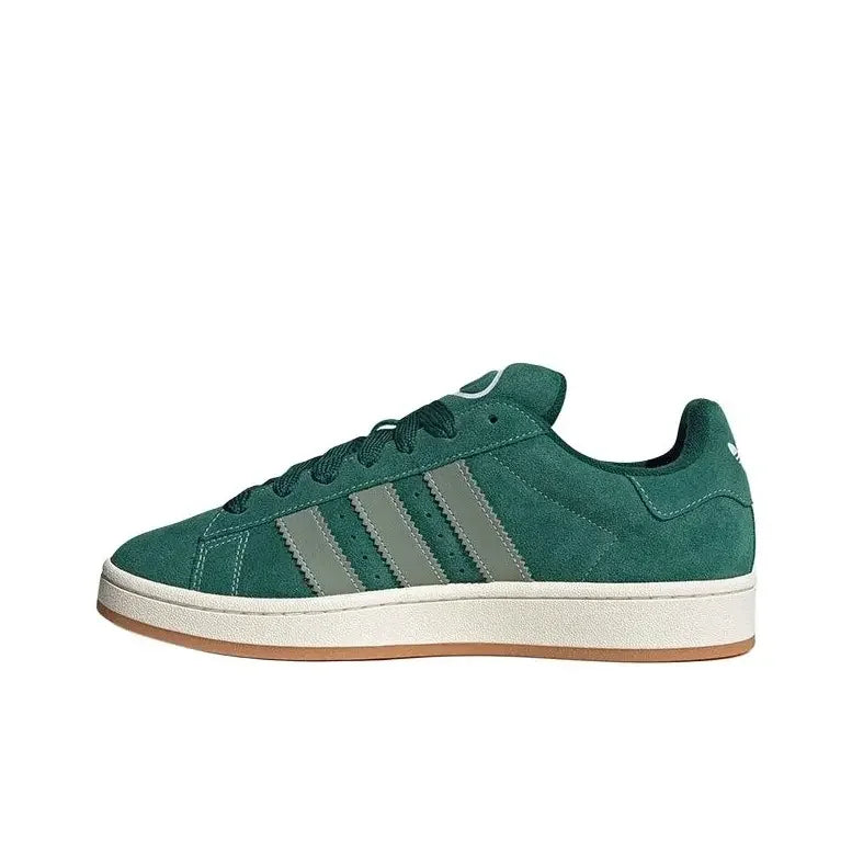 Adidas Originals CAMPUS 00s Retro Lightweight Non-slip Low Top Thin Bottom Shoes Men and Women Same Style Green - footmaxldn