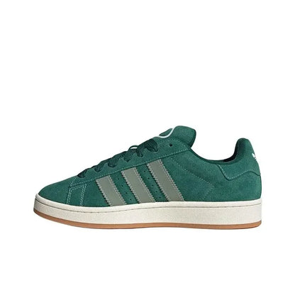 Adidas Originals CAMPUS 00s Retro Lightweight Non-slip Low Top Thin Bottom Shoes Men and Women Same Style Green - footmaxldn