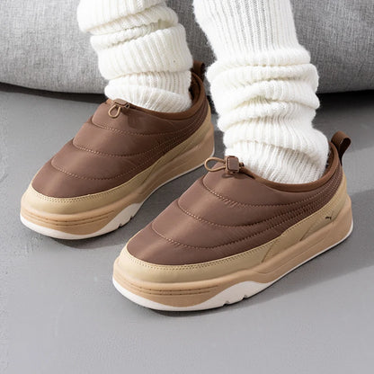 Puma Park Lifestyle Slip-On Quilted Sneakers - Winter Warm Casual Shoes Men & Women - footmaxldn