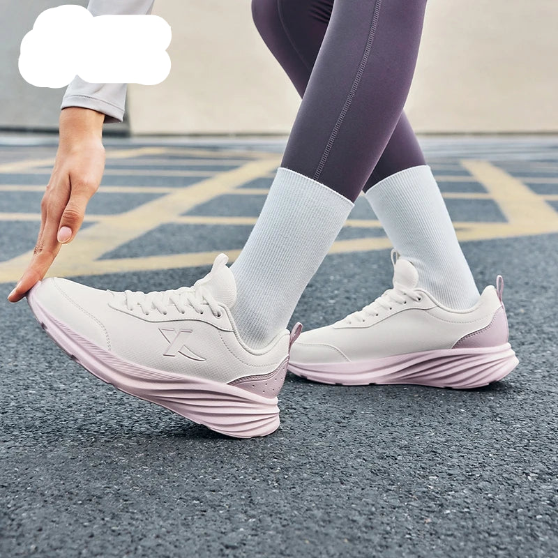 Xtep Running Shoe for Women Support Yu Yi Fw Cushioning Shock WaterProof Stability Durability Breathable Sneakers 875418110055 - footmaxldn