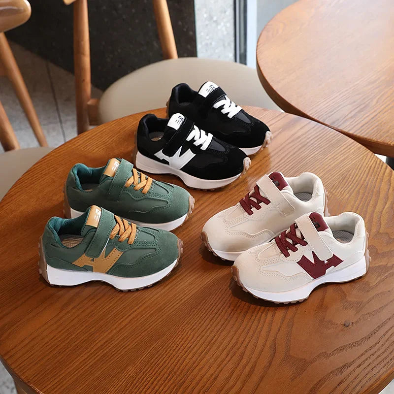Children's Sports Shoes Toddler Breathable Non Slip Comfort Sneakers Lightweight Hook and Loop Soft Sole Running Casual Shoes - footmaxldn
