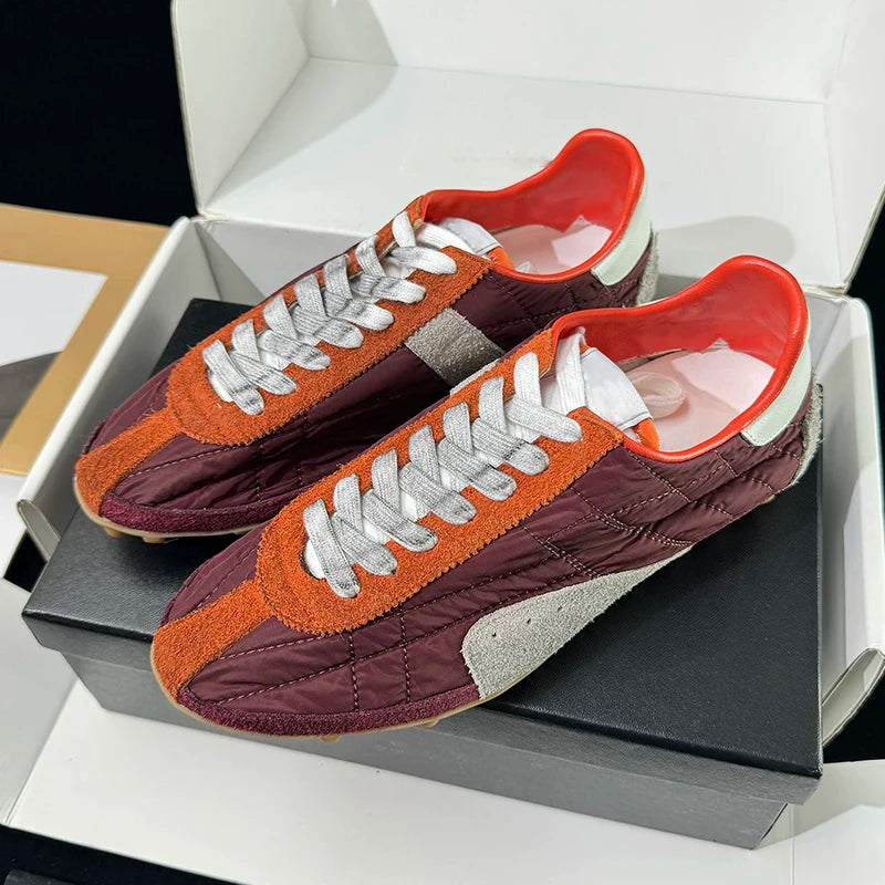 Footmaxldn Genuine Leather Lace-Up Casual Shoes
