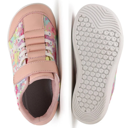 Footmaxldn Kids Barefoot Canvas Sneaker | Wide Toe Box, Zero-Drop, Non-Slip