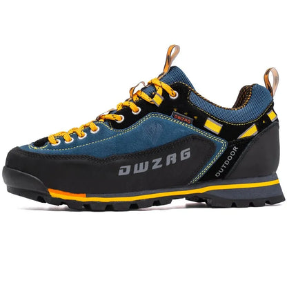 Fashion Waterproof Hiking Shoes Men's Climbing Shoes Anti-collision Fashion Outdoor Casual Lace-up Sneakers - footmaxldn