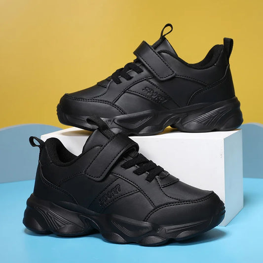 Children Shoes Kids Casual Sneakers Black Pu Leather Sports Shoes for Boy Girls White Shoes School Running Tennis Sneaker 2026 - footmaxldn