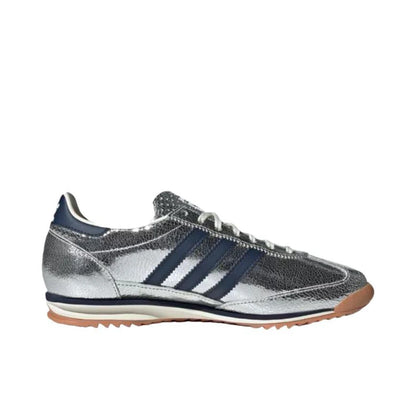 Adidas Originals SL 72 OG Simple Retro Lightweight Non-slip Low Top Thin Sole Shoes Dessert Shoes Women's Silver - footmaxldn
