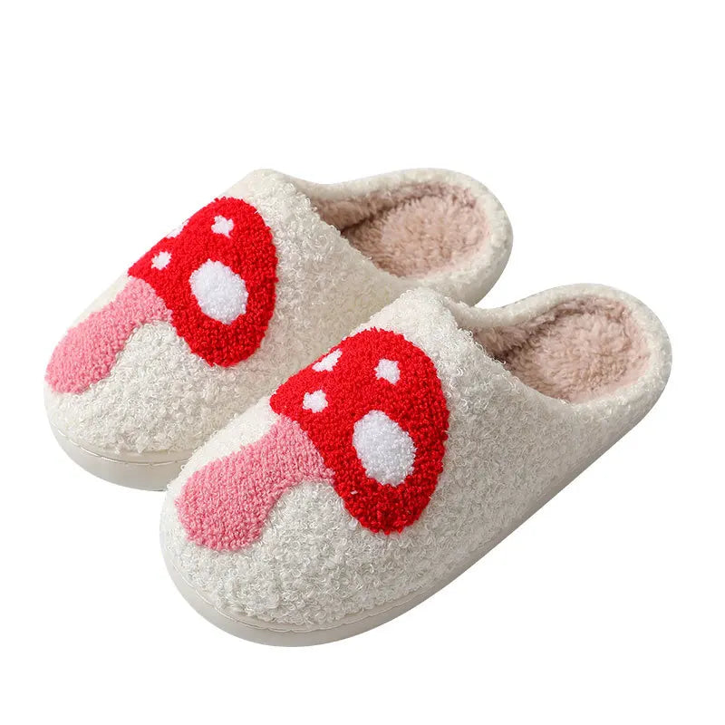 Footmax Winter Christmas Slippers - Warm Plush Indoor Slides for Men & Women - footmaxldn