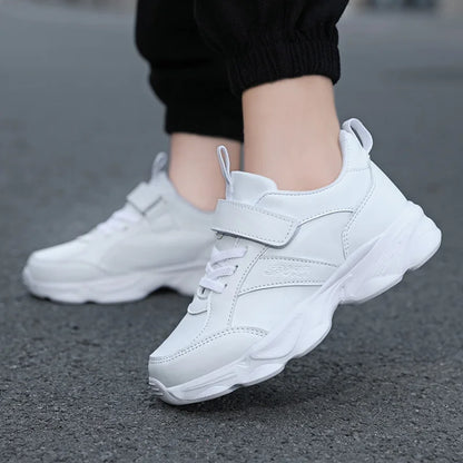 Children Shoes Kids Casual Sneakers Black Pu Leather Sports Shoes for Boy Girls White Shoes School Running Tennis Sneaker 2026 - footmaxldn