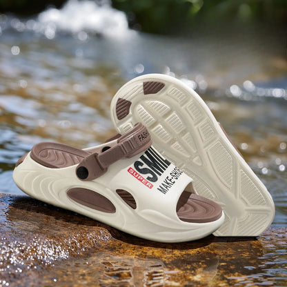 Cushioned Support Slides - Pain Relief Slippers for Men - footmaxldn