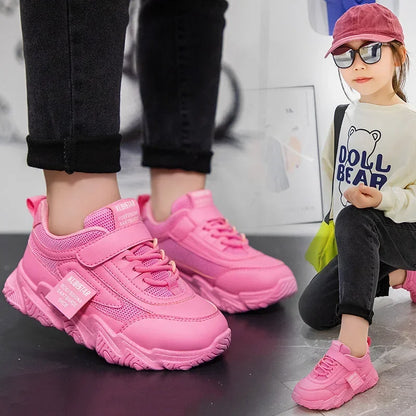 Footmax Kids Sneakers - Non-Slip Sports Shoes with Hook & Loop Closure - footmaxldn