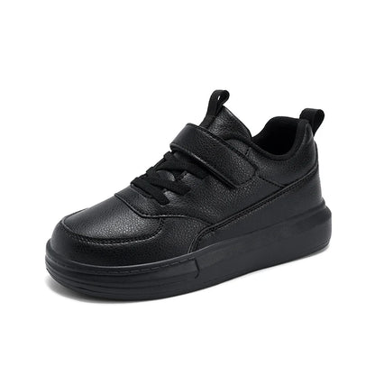 Fashion Children Shoes Boy Sneaker Black Leather Mesh Summer Comfortable Kids Casual Sneaker Running Sports Shoes for Boy - footmaxldn