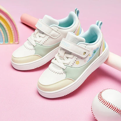 Xtep Girls Skateboarding Shoes 2025 - Premium Leather Non-Slip Kids Sneakers - footmaxldn