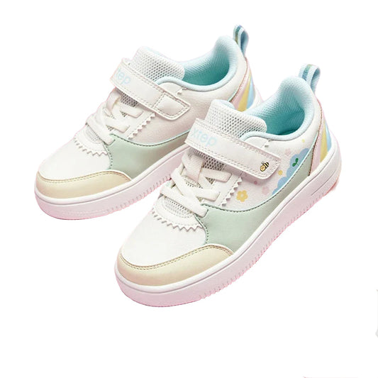Xtep Girls Skateboarding Shoes 2025 - Premium Leather Non-Slip Kids Sneakers - footmaxldn