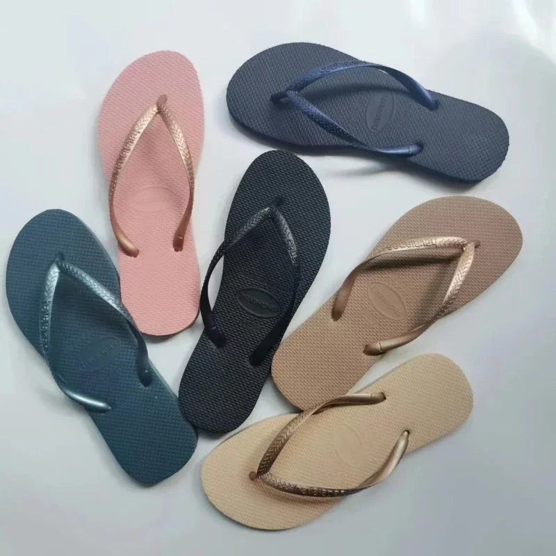 Footmax Women's Summer Flip Flops - Outdoor Beach Slippers 2025 - footmaxldn