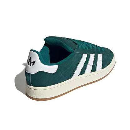 Adidas originals CAMPUS 00s Suede Fashionable Retro Low Top Casual Board Shoes Men and Women's Gentle Green - footmaxldn