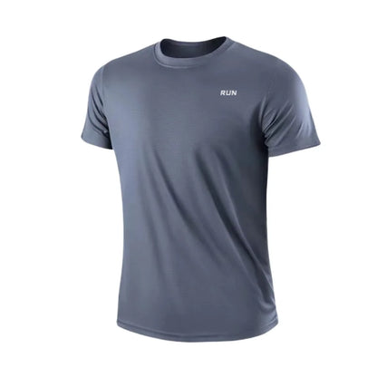 Footmax Men's Quick Dry Ice Silk T-Shirt - Premium Breathable Summer Athletic Wear with UV Protection - footmaxldn