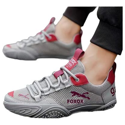 Footmaxldn Men's Breathable Mesh Running Sneakers