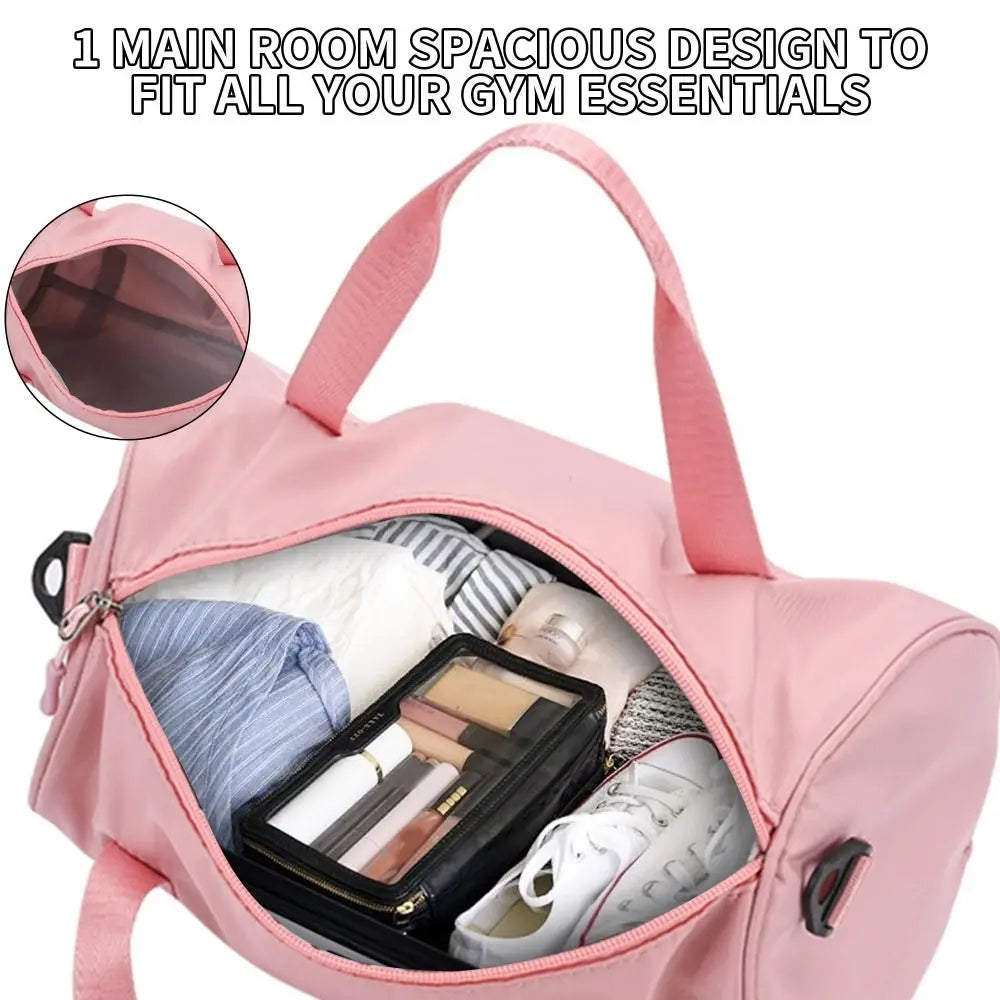 Footmax Mini Gym Bag for Women - Waterproof Lightweight Yoga Shoulder Bag with Large Capacity - footmaxldn