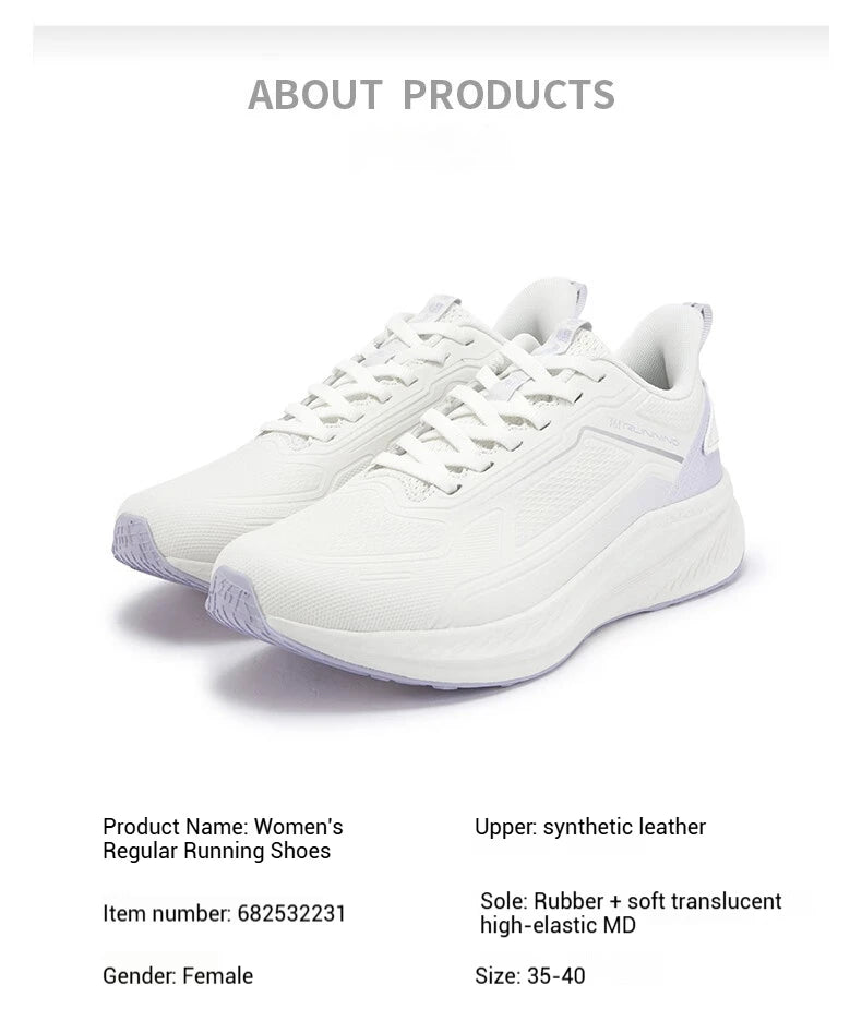 361 Degrees Women Running Shoes Water-repellent Jogger Windproof Cushion Non-slip Stable Lightweight Female Sneakers 682532231 - footmaxldn