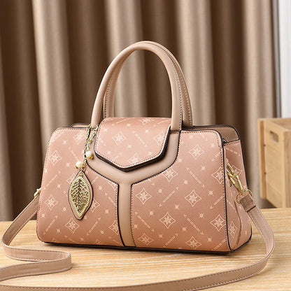 High Quality Leather Printing Handbags Purses Designer Women Bags Large Capacity Shoulder Crossbody Tote Bag New Trend Sac Women - footmaxldn