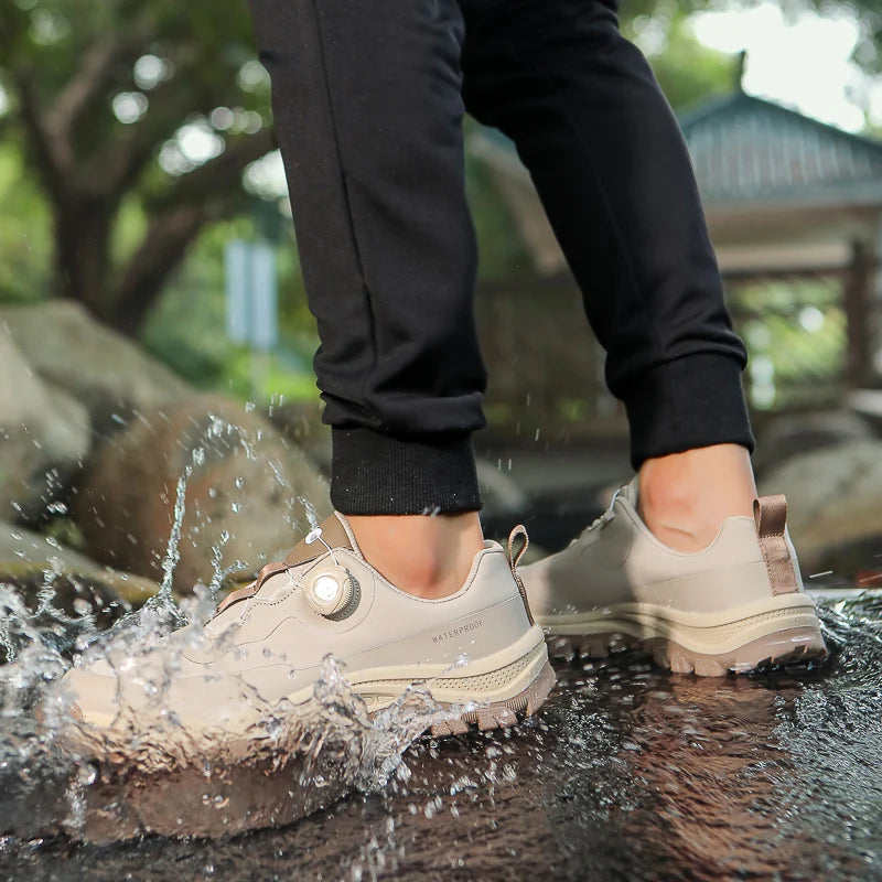 Waterproof Hiking Shoes Men Outdoor Trailing Trekking Shoes Ultra-light Sneakers Tactical Boots Non-slip Wading Boots Size 40-47 - footmaxldn